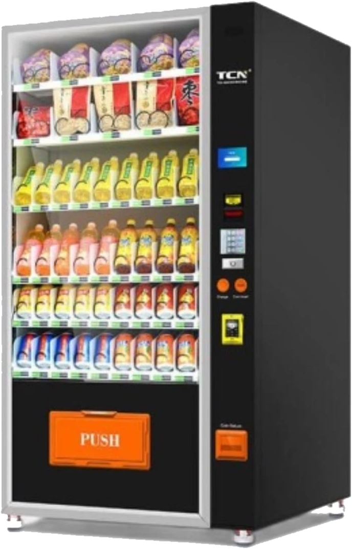 Máquina de conveniência refrigerada Toque e Leve